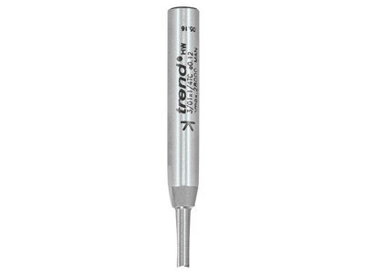 Trend 3/01X1/4TC 3/01 x 1/4 Shank TCT Two Flute Cutter 4.0 x 11mm Router Bit