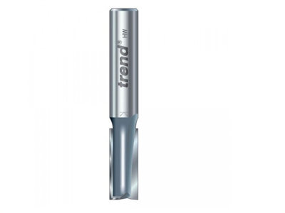 Trend 3/02X1/4TC 3/02 x 1/4 Shank TCT Two Flute Cutter 6.3 x 19mm Router Bit