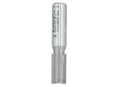 Trend 3/08X1/2TC 3/08 x 1/2 Shank TCT Two Flute Cutter 12.7 x 25mm Router Bit