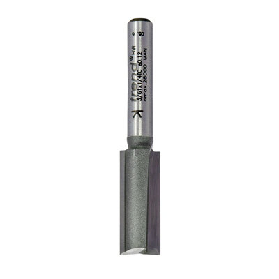 Trend 3/61X1/4TC 3/61 x 1/4 Shank TCT Two Flute Cutter 10.0 x 25mm Router Bit