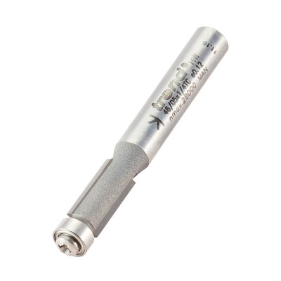 Trend 46/05X1/4TC 1/4" 6.3mm x 12.7mm Bearing Guided Trimmer Router Bit Cutter