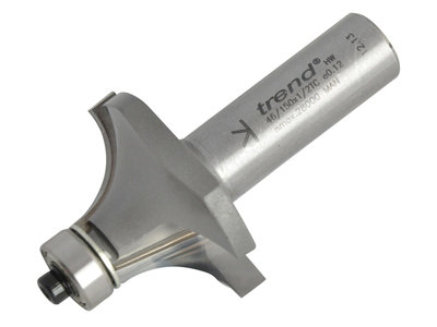 Trend 46/150X1/4TC 46/150 1/4 TCT Bearing Guided Ovolo Round Over 12.7mm Radius - 3