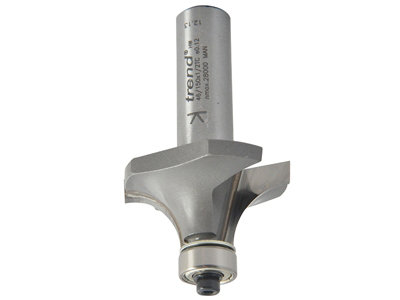 Trend 46/150X1/4TC 46/150 1/4 TCT Bearing Guided Ovolo Round Over 12.7mm Radius - 4