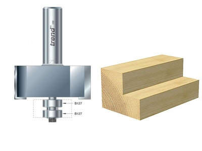 Trend - 46/390 x 1/2 TCT Bearing Guided Rebater 22.5mm x 50.8mm