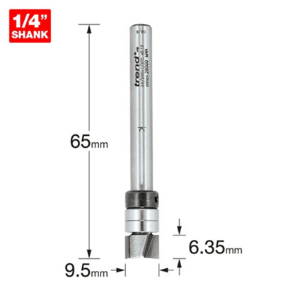 Guided deals router bit