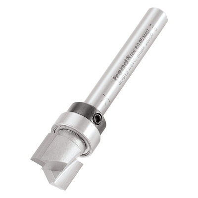 Trend 46/91X1/4TC 1/4" 12.7mm x 9.5mm Bearing Guided Profiler Router Bit Cutter