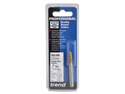 Trend 50/05 x 1/4 HSSE Helical Plunge Bit 5mm