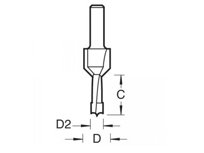 Trend - 62/10 x 1/4 TCT Drill / Countersink / Counterbore