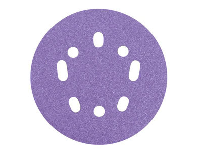 Trend AB/125/240A/B Aluminium Oxide Orbital Sanding Disc 125mm x 240G - 50 Pack