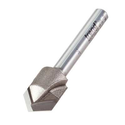 Trend ALU/01X1/4TC Cladding Alucobond V Groove 13mm 1/4 Router Cutter ...