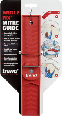 Trend Anglefix Mitre Saw Angle Finder Skirting Moulding Mitre Guide ...
