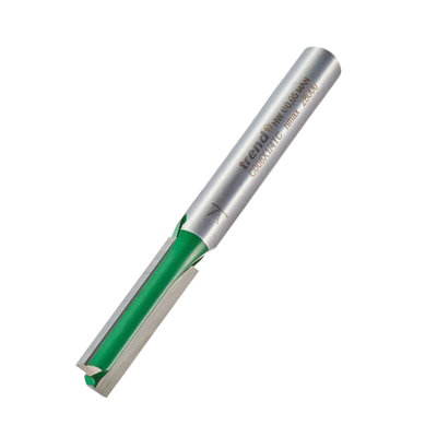 Trend C008X1/4TC Two Flute 1/4" Cutter 6.3mm Straight Cut Carbide Router Bit