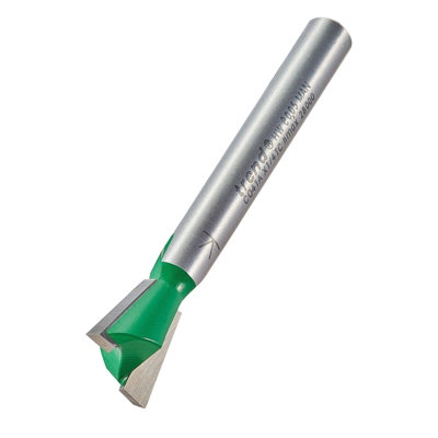 Trend C041AX1/4TC 1/4" TCT Dovetail Joint Cutter 104 Degree 12.7mm Router Bit