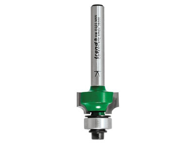 Trend C074X1/4TC Guided Rounding Over 1/4" 3.2mm X 9.5mm Router Bit Cutter