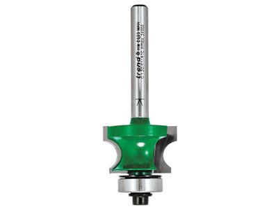 Trend C130X1/4TC C130 x 1/4 TCT Bearing Guided Full Corner Bead 4.8mm Cutter Bit