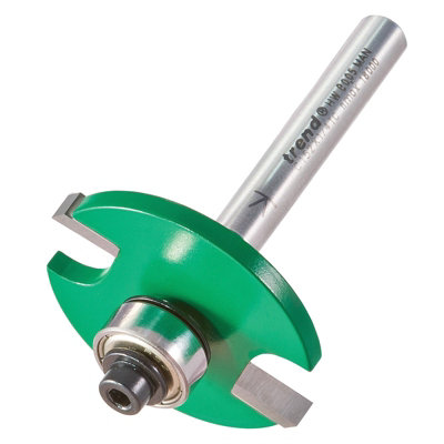 Trend C152X1/4TC 1/4 TCT Bearing Guided Biscuit Jointer Cutter 4.0 x 37.2mm Bit
