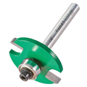 Trend C152X1/4TC 1/4 TCT Bearing Guided Biscuit Jointer Cutter 4.0 x 37.2mm Bit