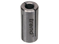 Trend CLT/SLV/63127 Collet Sleeve 6.35mm To 12.7mm Router Cutter Bit Reducer