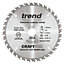Trend CSB/16036 Craft Saw Blade 160mm X 36 Teeth X 20mm Festool TS55 Scheppach