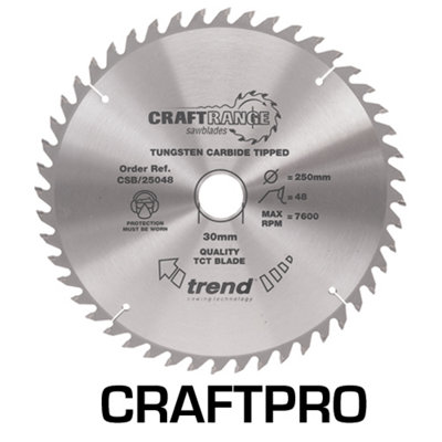 Trend CSB/16248 Craft Saw Blade 162Mm X 48T X 20Mm