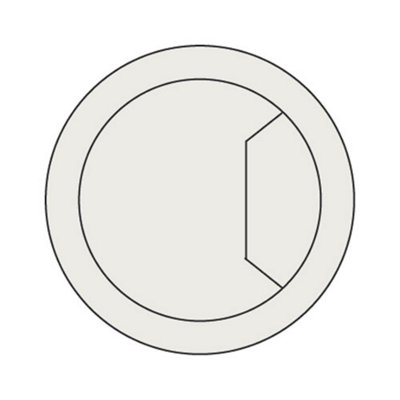 Trend CTI/80/PK1 Desk Table Cable Hole Cover Cable Wire Tidy Insert ...