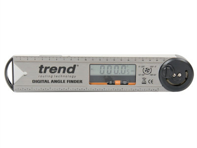 Trend DAF/8 Digital Spirit Level LCD Angle Finder Protractor Rule 200mm (8")
