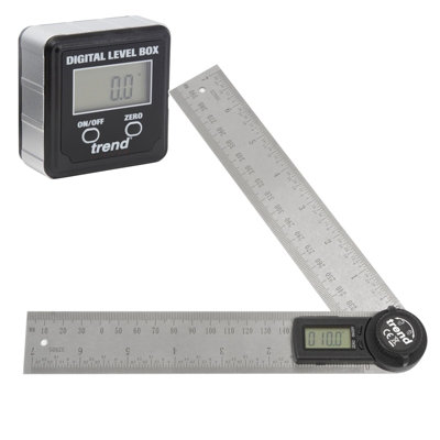 Magnetic digital level and deals angle finder