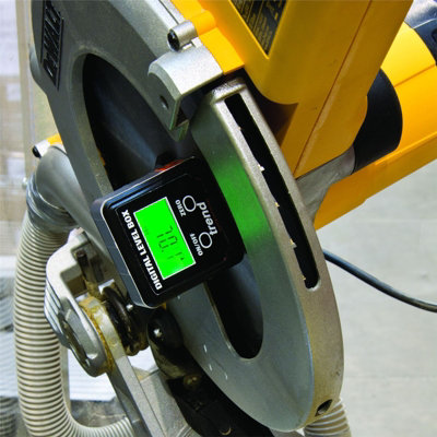 TREND DLB Magnetic Digital Level Box Mitre Table Saw Surface Angle ...