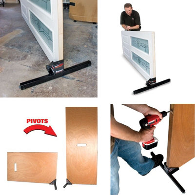 Trend Door Fitting Tool Set Door Skate + Door Holder + Lock Hinge Corner Chisel