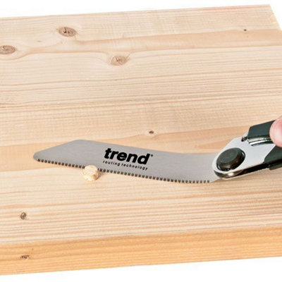 Trend FFS/120 Folding Flush Cut Saw Plug Dowel Trim Saw 120mm 4.3/4in 22 TPI - 3