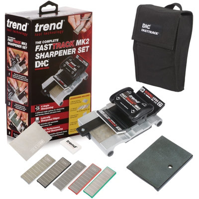 Trend FTS/KIT/MK2B Fast Track MK2 Chisel Bevel Blade Sharpener Accurate Angle