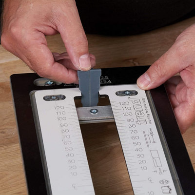 Trend LOCK/JIG/B Door Lock Jig Mortice Lock Latch Template up to 250mm ...