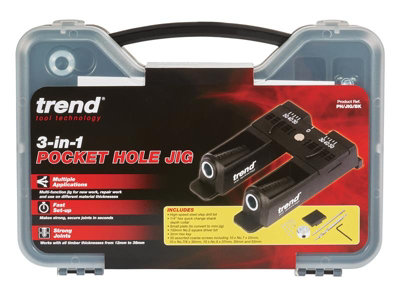 Pocket Master PH/JIG/BK - 3-in-1 Trend Tool Technology Pocket Hole Jig