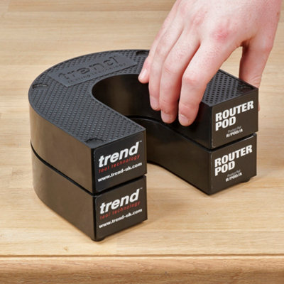 Trend R/POD/A Universal Fit Router Stand Storage Cutter Protecting ...