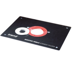 Trend RTI/PLATE Router Table Insert Plate Three Hole Sizes 98mm 68mm 32mm