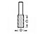 Trend - S49/2 x 1/4 STC Solid Carbide Cylinder Burr 10 x 20mm