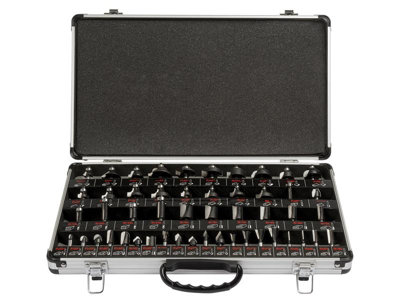 Trend SET/SS50X1/4TC 1/4in TCT Router Bit Starter Set, 50 Piece ...