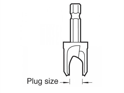 Trend SNAP/PC/38 SNAP/PC/38 Plug Cutter 3/8in TRESNAPPC38