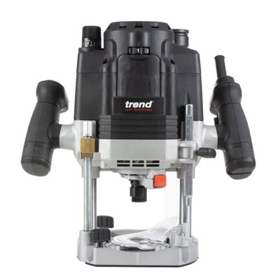 Trend T8K 240V 1/2in Trade Router 80mm Plunge Cut 2200W + 6 Piece ...