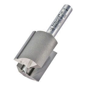Trend TCT 1/4" 2 Flute Plunge Router Cutter 20mm Chipboard Ply Hardwood Plastic