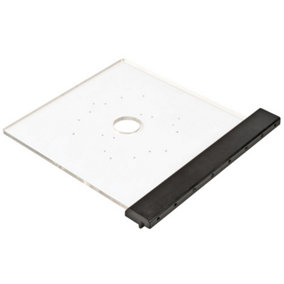 Trend VJS/CG/RBP Plunge Router Clear Base Plate for Varijig Edge Clamp Guides