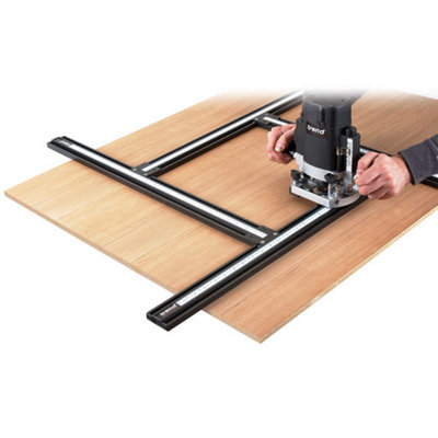 Trend Varijig Fräsvorrichtung – Verstellbarer Rahmen Mit Führungssystem, Inkl. Langspanner, Arbeitsbereich 600x600 Mm, Genauigkeit 0,1 Mm