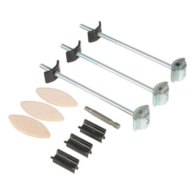 Trend ZIPBOLT ZIP/35/164/3 40mm Kitchen Fitters Worktop Connector Joining Bolts
