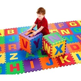 Trendi 26pcs Soft EVA Foam Baby Children Kids Play Mat Alphabet Letters Puzzle Jigsaw 29cm x 29cm