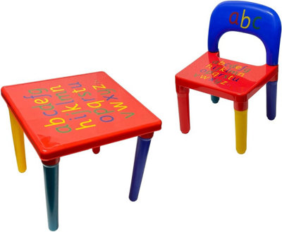 Abc table and chair set clearance
