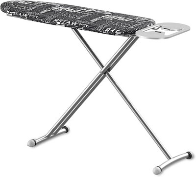 Trendi Ironing Board  Iron Holder and Silicone Stoppers  Fully Adjustable Height  Innovative Design Space Saving Solution Jumbo