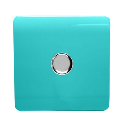 Trendi Switch 1 Gang 1 or 2 way 150w Rotary LED Dimmer Light Switch in ...