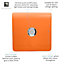 Trendi Switch 1 Gang 1 or 2 way 150w Rotary LED Dimmer Light Switch in Orange