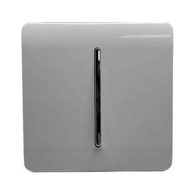 Trendi Switch 10A Triple Pole Bathroom Fan Isolator Switch in Light Grey
