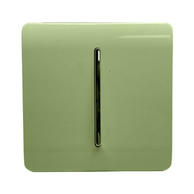 Trendi Switch 10A Triple Pole Bathroom Fan Isolator Switch in Moss Green